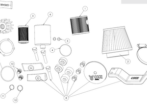 OXE Service Kit 2 for 33 Shaft (200/400/600HRs)